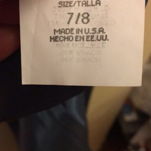 Metallic Blue Sexy Mini Dress Size 7/8 Open tie back Flirty/Swishy Vintage 90s - Picture 5 of 6